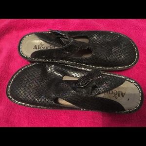 Alegria clogs, size 39, 'mermaid style'